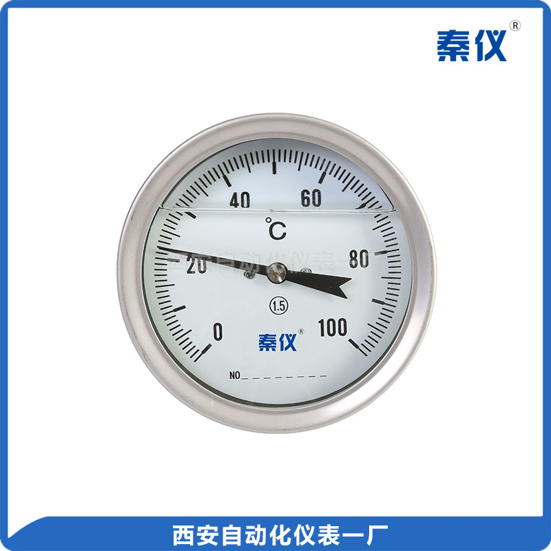 WSSN-BF系列抗震不銹鋼雙金屬溫度計(jì)--軸向
